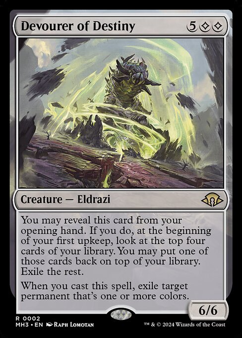 Devourer of Destiny card from MH3 #2