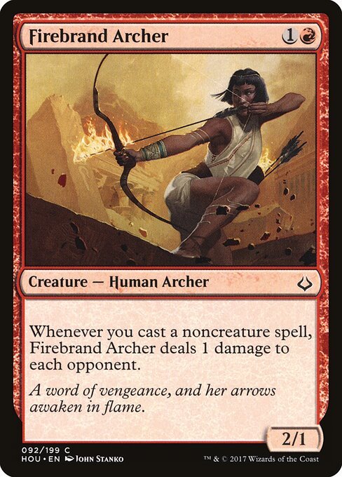 Firebrand Archer card from HOU #92