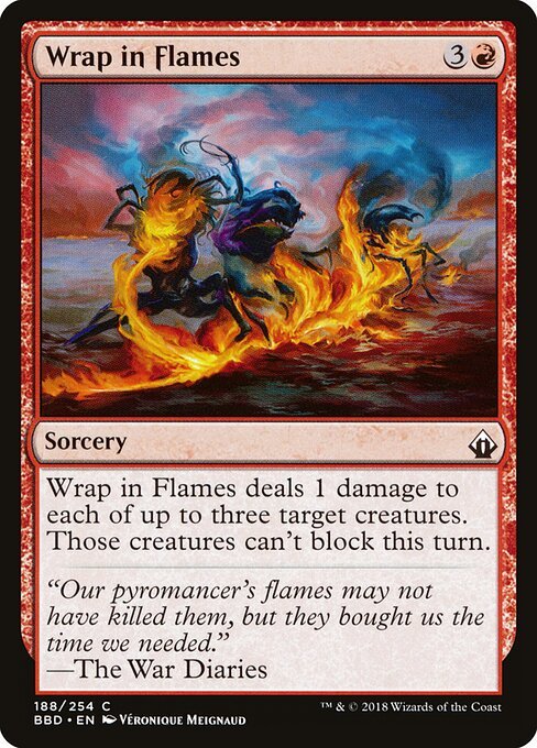Wrap in Flames card from BBD #188