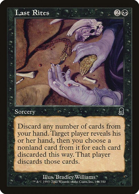 Last Rites card from ODY #146