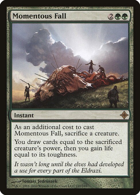 Momentous Fall card from ROE #197