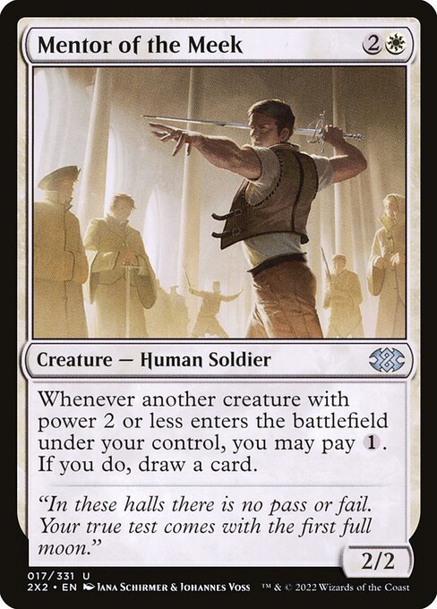 Mentor of the Meek card from 2X2 #17