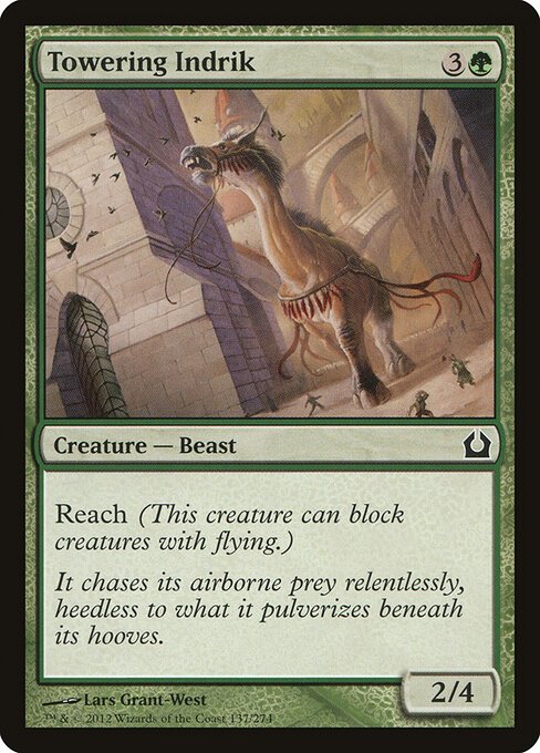 Towering Indrik card from RTR #137