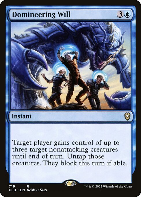Domineering Will card from CLB #719