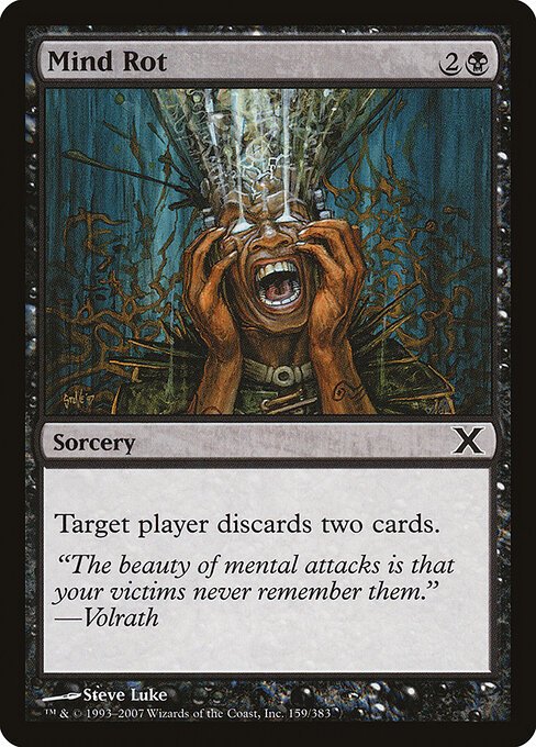 Mind Rot card from 10E #159