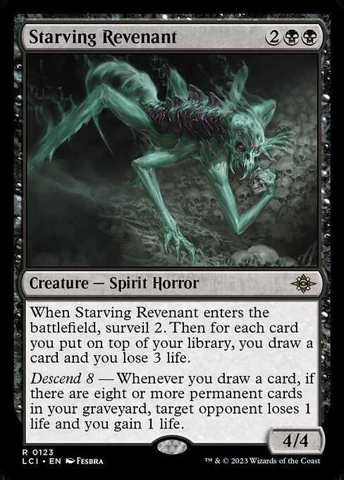 Starving Revenant card from LCI #123