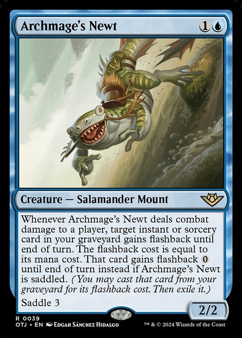 Archmage's Newt card from OTJ #39