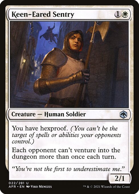 Keen-Eared Sentry card from AFR #22