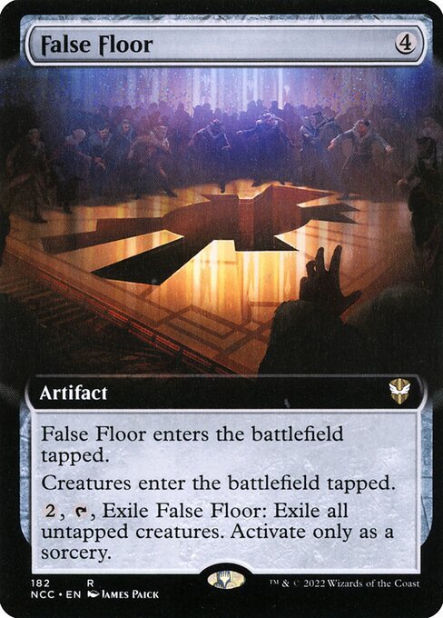 False Floor card from NCC #182