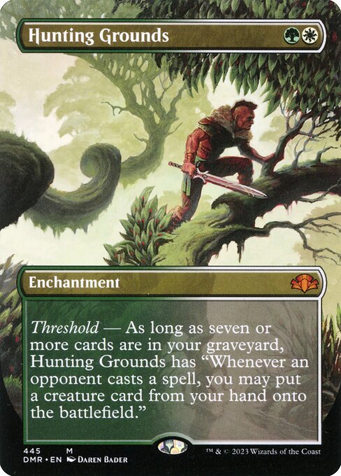 Hunting Grounds card from DMR #445