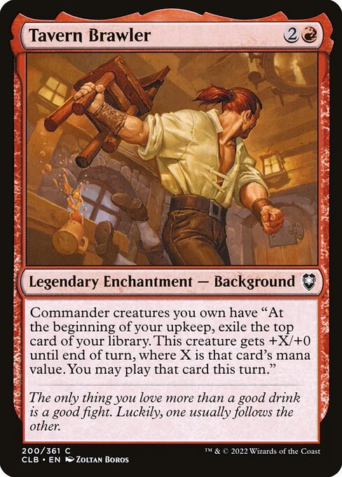 Tavern Brawler card from CLB #200