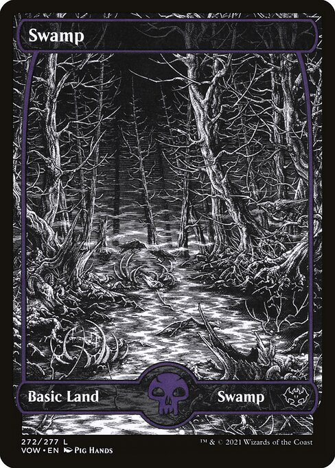 Swamp (272) card from VOW #272