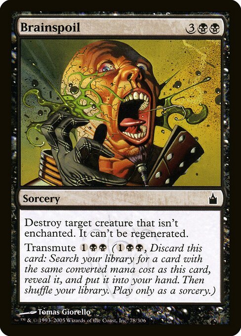 Brainspoil card from RAV #78