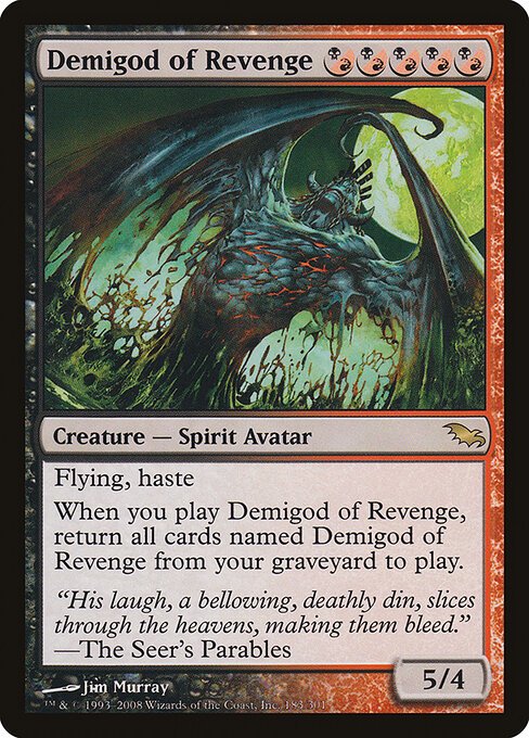 Demigod of Revenge card from SHM #183