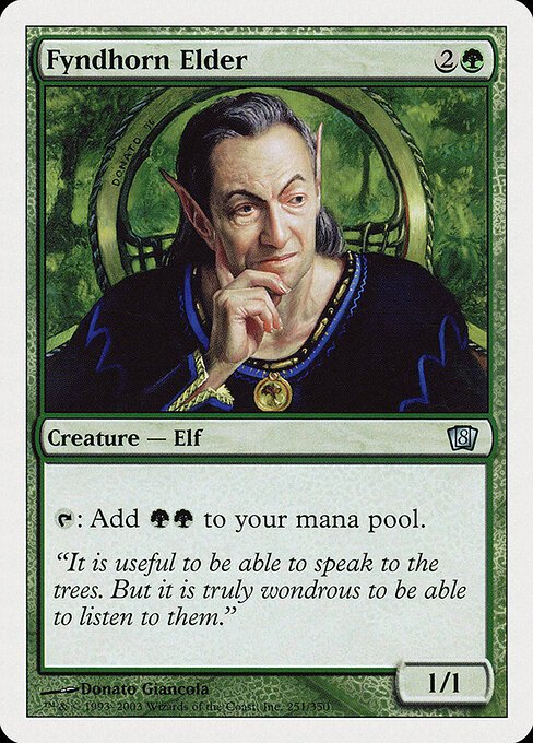 Fyndhorn Elder card from 8ED #251