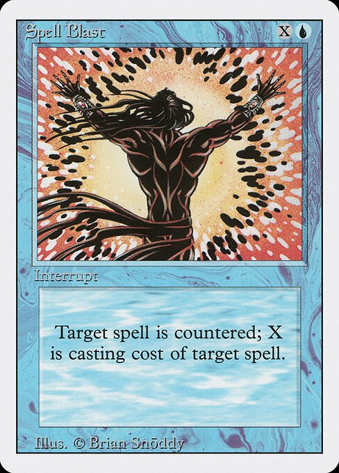 Spell Blast card from 3ED #product-1574