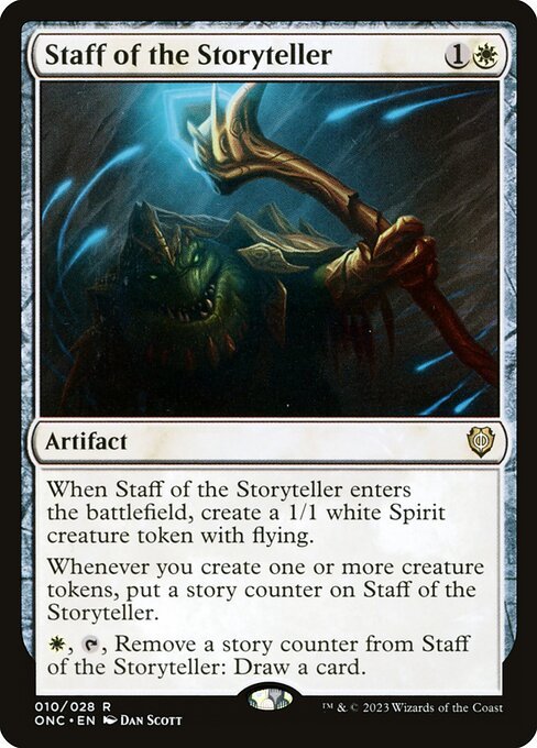 Staff of the Storyteller card from ONC #10