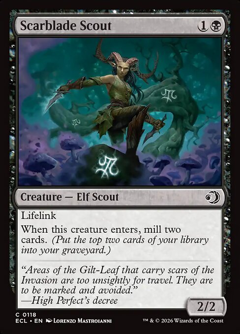 Scarblade Scout card from ECL #118
