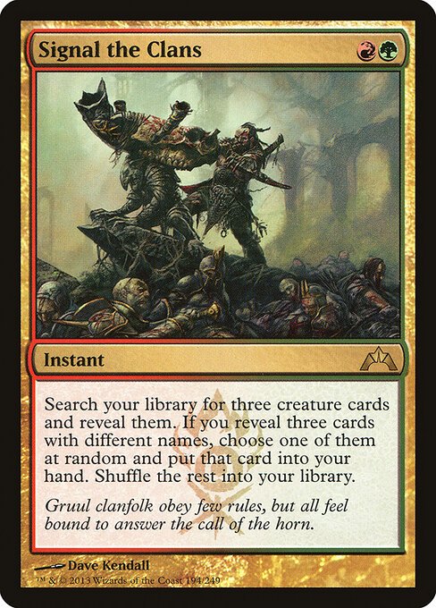 Signal the Clans card from GTC #194