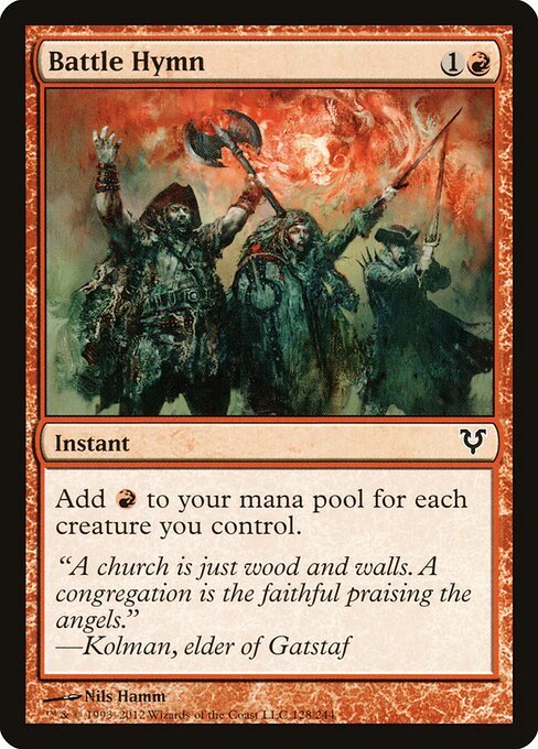 Battle Hymn card from AVR #128