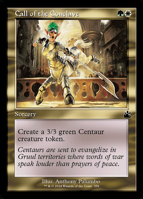 Call of the Conclave card from RVR #358