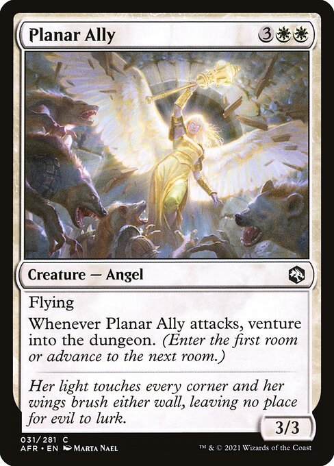 Planar Ally card from AFR #31