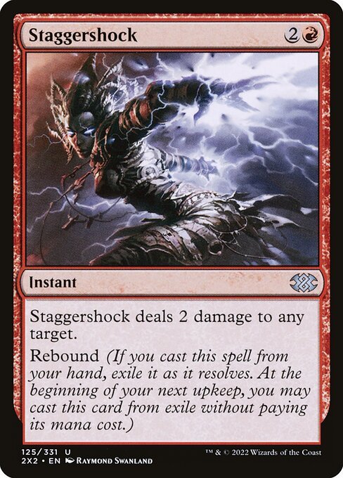 Staggershock card from 2X2 #125