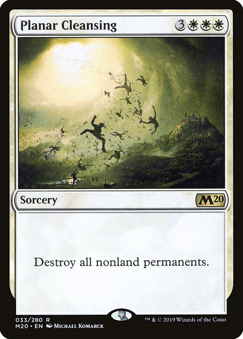 Planar Cleansing card from M20 #33