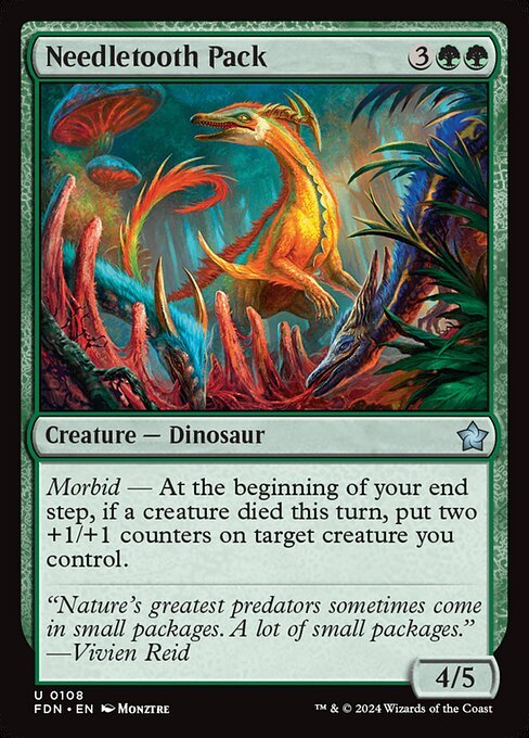 Needletooth Pack card from FDN #108