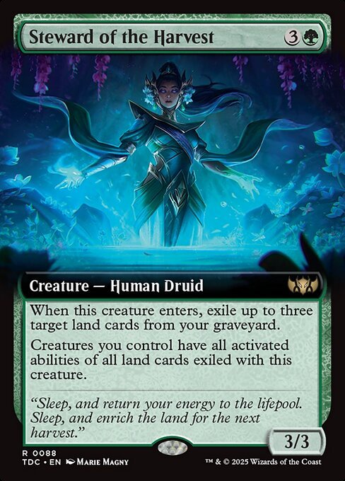 Steward of the Harvest card from TDC #88
