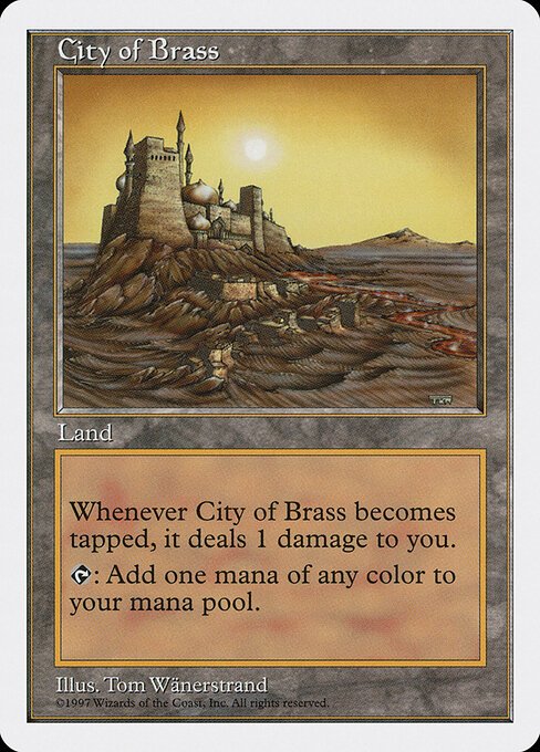 City of Brass card from 5ED #product-2077