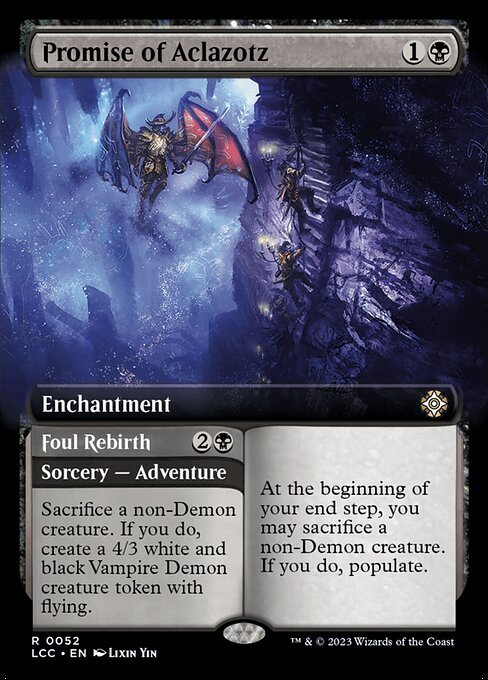 Promise of Aclazotz card from LCC #52