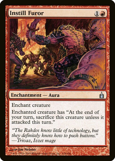 Instill Furor card from RAV #134