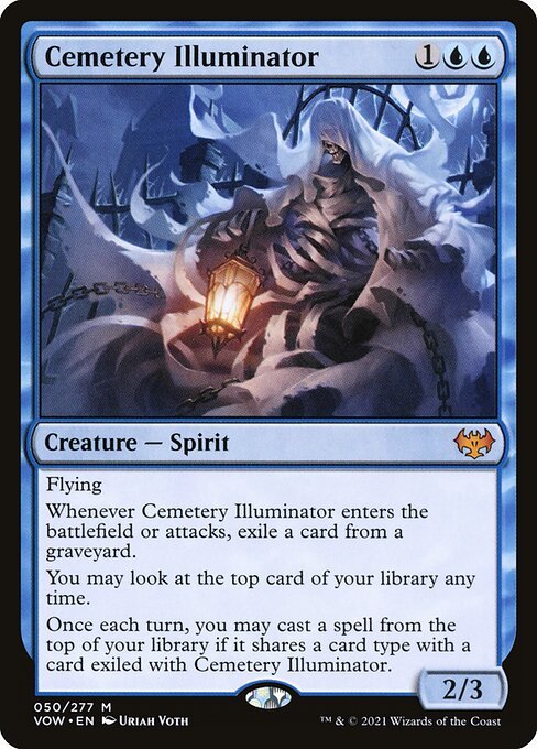Cemetery Illuminator card from VOW #50