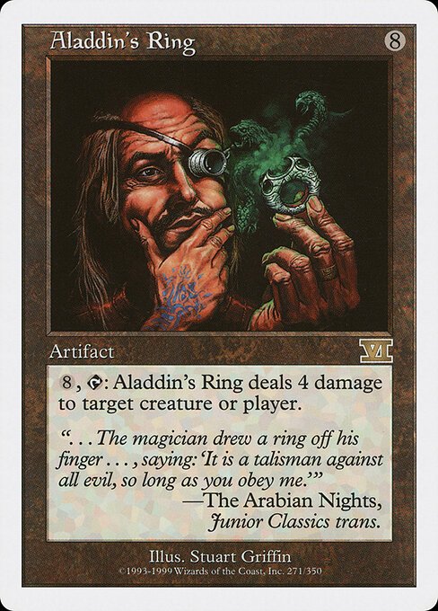 Aladdin's Ring card from 6ED #271