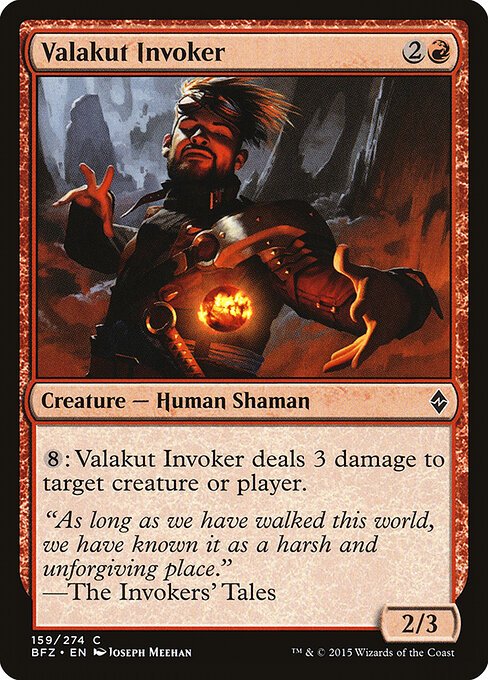 Valakut Invoker card from BFZ #159