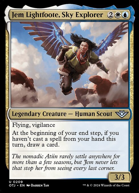 Jem Lightfoote, Sky Explorer card from OTJ #209