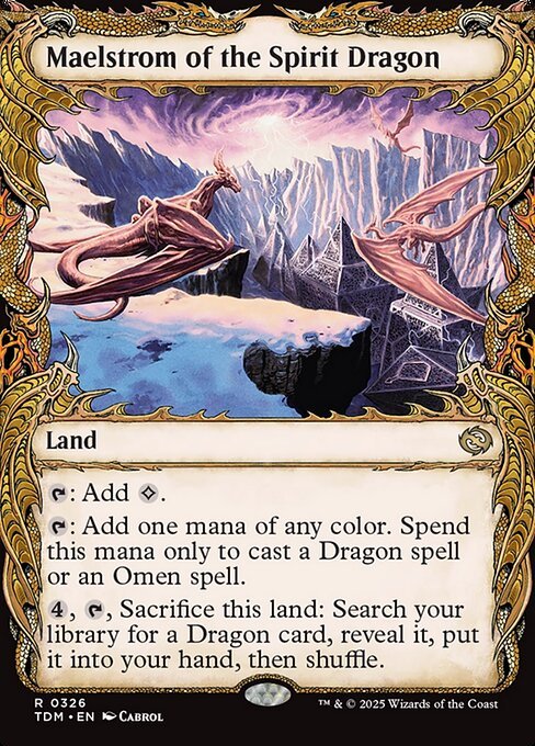 Maelstrom of the Spirit Dragon card from TDM #326