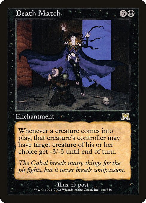 Death Match card from ONS #136
