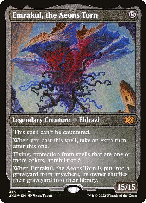 Emrakul, the Aeons Torn card from 2X2 #413