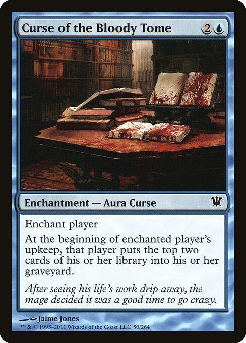 Curse of the Bloody Tome card from ISD #50