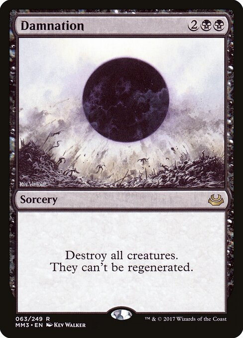 Damnation card from MM3 #63