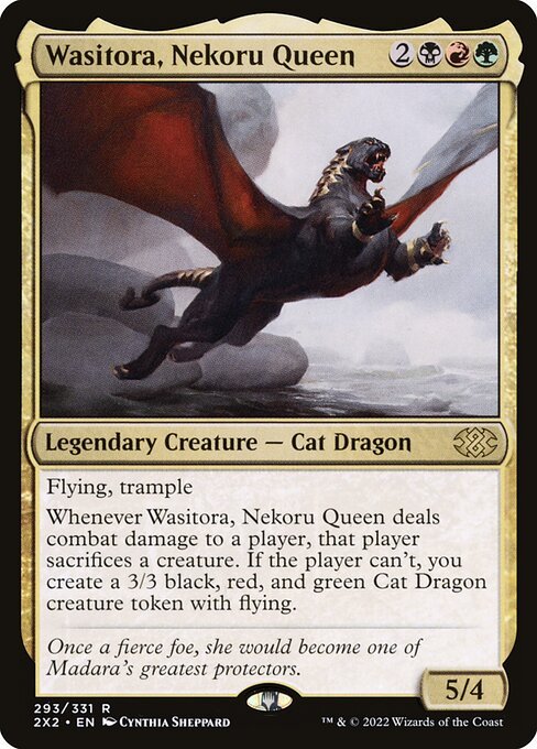 Wasitora, Nekoru Queen card from 2X2 #293