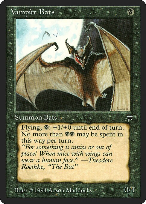 Vampire Bats card from LEG #product-4067