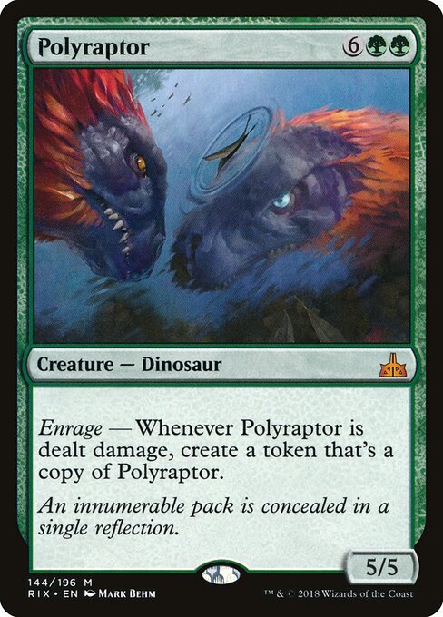 Polyraptor card from RIX #144