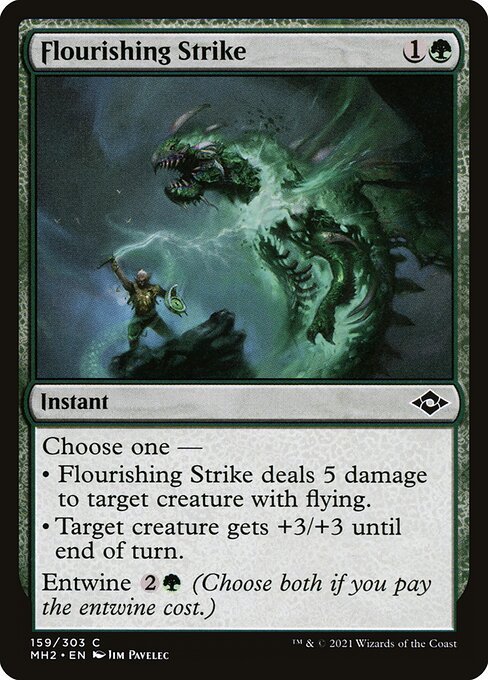 Flourishing Strike card from MH2 #159