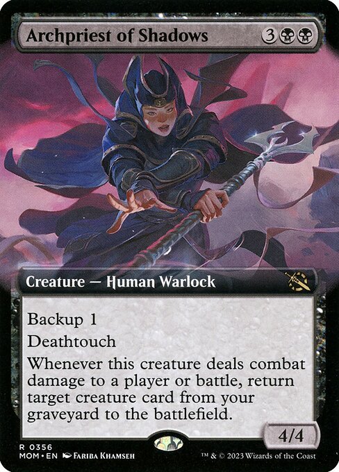 Archpriest of Shadows card from MOM #356
