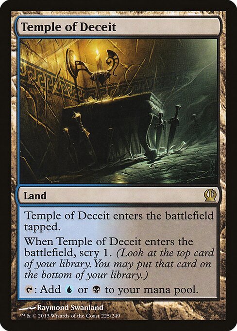 Temple of Deceit card from THS #225