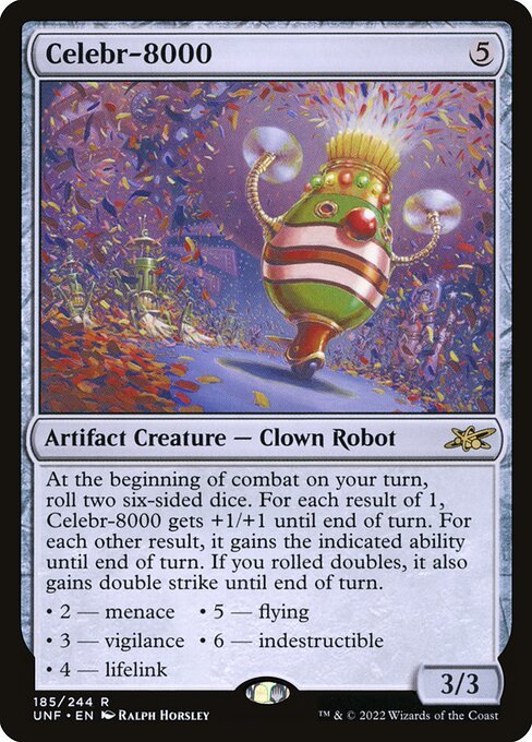 Celebr-8000 card from UNF #185