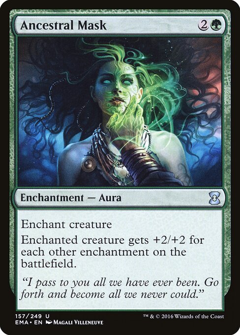 Ancestral Mask card from EMA #157